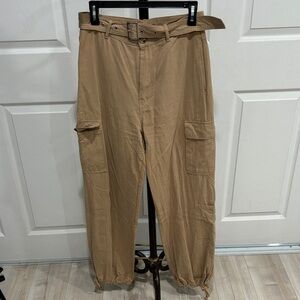 Women’s Tan Cargo Pants